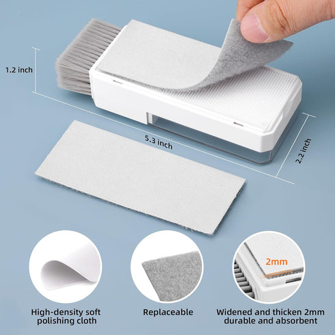 Keyboard Cleaning Kit Laptop Cleaner, 10-in-1 Computer Screen Cleaning Brush Tool, Multi-Function PC Electronic Cleaner Kit for iPad iPhone Pro, E...