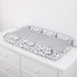 NoJo Love You to The Moon - Grey and White Elephant and Giraffe Plush Changing Pad Cover...