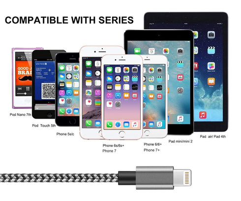 Short iPhone Charger Cable 4Pack,1FT Lightning to USB Braided Data Sync Fast Charger Cord Compatible with iPhone 12 Pro Max/12/11/11 Pro Max X XS ...