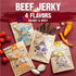 Righteous Felon Beef Jerky Variety Pack | Gluten Free Snack Packs for Adults | High Protein, Keto, Low Sugar | Made with Premium Meats | Gifts for...