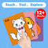 Touch & Feel Flash Cards for Toddlers 1-3,CVC Word Games,Speech Therapy Toys for 12 to 18 Months,Autism Sensory Products, Educational Flashcards,L...