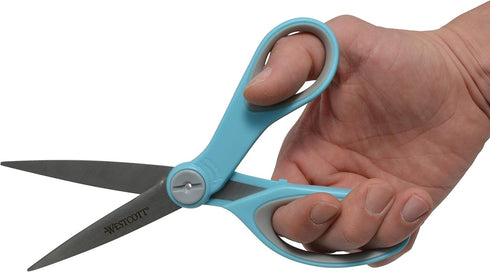 Westcott 8" Straight Stainless Steel Glide Scissors, 2 Pk (17906)...