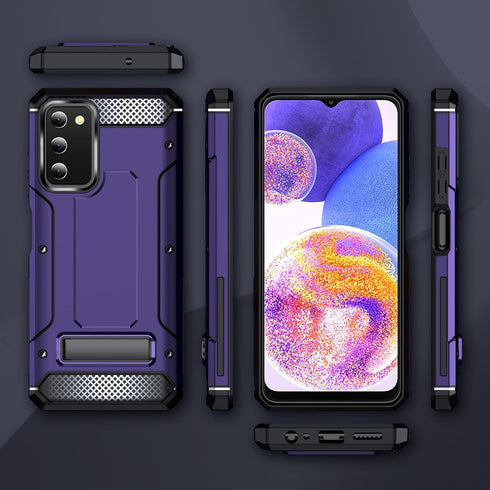 Galaxy A03S Case for Samsung Galaxy A03S Case Military Grade Drop Shockproof with Metal Kickstand Stand Armor Protective Case for Galaxy A03S Phon...