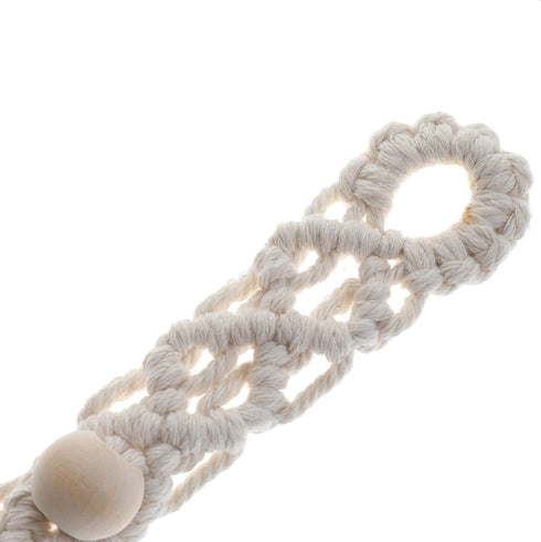 2 Pack Handmade Boho Curtain Tiebacks, Natural Rope Curtain Tie Back, Decorative Adjustable Curtain Holdbacks Rural Style Drapery Tiebacks...