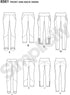 Simplicity US8561BB Women's Knit Legging Sewing Patterns, Sizes 1x-5x...