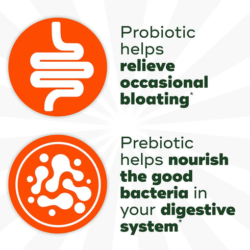 Align DualBiotic, Prebiotic + Probiotic for Women and Men, Help Nourish and Add Good Bacteria for Digestive Support, Natural Fruit Flavors, 90 Gum...