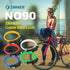 NO90 Bike Lock - 3 Feet High Security 4 Digit Resettable Combination Coiling Bike Cable Lock, 0.9m x 12mm - 1Pack(Blue)...
