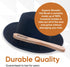 Hat Brush Horsehair Felt Hat Cleaner, Horse Hair Brush for Baseball Cap, Cowboy Hats, Shoes, and Clothes Brush, Soft Bristles Wooden Cleaning Brus...