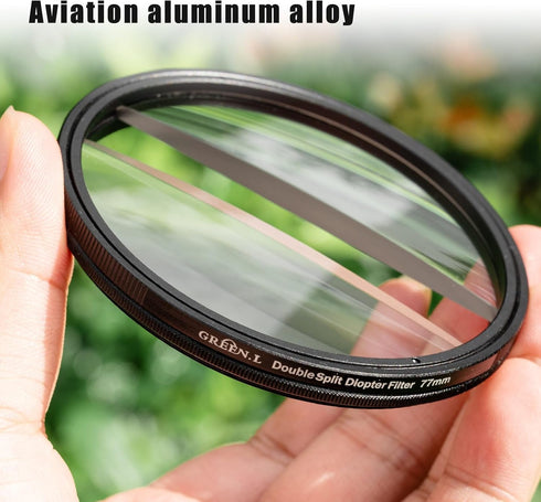 77mm Center Field Split Diopter Effect Filter, Special Effect Filter for Camera Lens...
