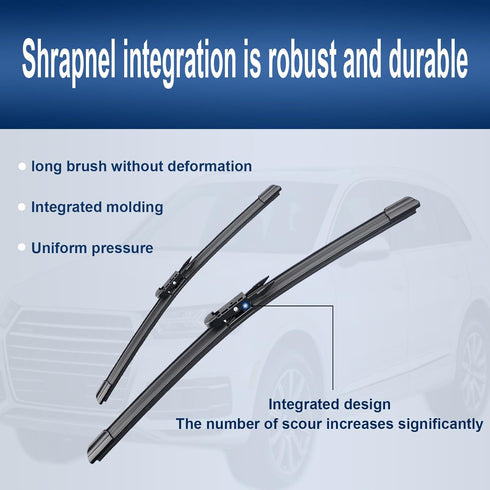 Quality All-Season Premium Windshield Wiper Blade Replacement For BMW 420i 2016-2020, Easy For Installation 24"+18"(pack of 2)...