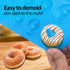 Silicone Donut Pan, Bite Size Silicone Donut Molds for baking, Mini Donut Mold Heat Resistant, Mini Baking Mold for baking delicious donuts, Non-s...