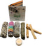 Smudge Kit Spiritual Set - White Sage, Cedar, 7 Chakra Sage, Yerba Santa, Palo Santo, Sandalwood T-Lite Candle - for Purifying, Cleansing, Meditat...