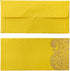 Jhintemetic® - Pack of 25 Matellic Bright-Yellow Colourful Designer Shagun Lifafa/Money Gift Envelope with Golden Ambi for Gifting Money on Weddin...