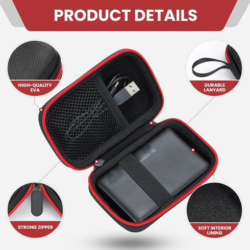 Magnetic portable charger case Compatible with Anker 621/622/633/321/324 MagneticBattery,Fit for Anker PowerCore 5000/10000mAh Power Bank/ Apple M...