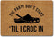 Funny Doormats Don't Start Till I Croc in Welcome Mat for Entrance Way Rubber Back for Front Door Indoor Outdoor Cute Rugs 23.6"(L) x 15.7"(W)...