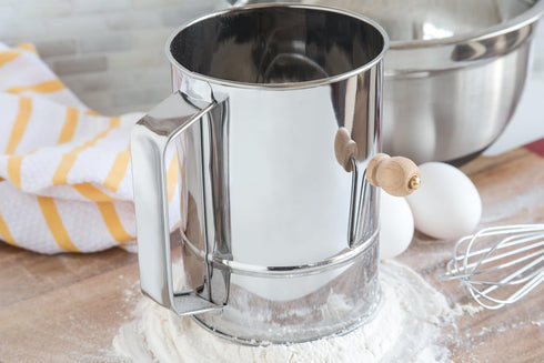 Fox Run 4639 Flour Sifter, Stainless Steel, 4-Cup...