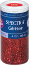 Spectra Arts & Crafts Glitter, Red, 4 oz., 1 Jar...