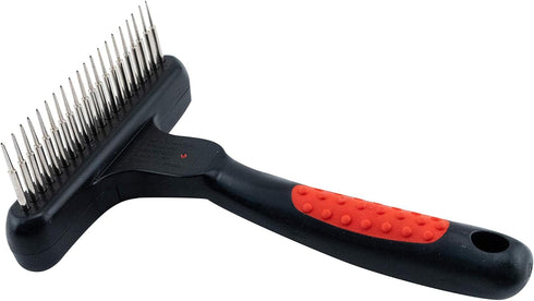 Ryan's Pet Supplies Paw Brothers Magic Spring Undercoat Rake for Dogs, Professional Grade Grooming Tool, Stainless Steel Pins, Removes Tangles and...