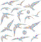 51 Pieces Window Clings for Birds - Anti-Collision Window Decals - Prismatic Non Adhesive Vinyl Rainbow Window Stickers to Save Birds from Window ...
