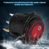 2pcs Rocker Switch,Red LED Light 12V 20A 3Pin Car Auto Boat Round On-Off Rocker Toggle Switch...