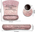 Keyboard Wrist Rest Pad and Ergonomic Mouse Pad Wrist Support Set Proverbs 31:25 Bible Verse Pink Design for Gaming, Office, Comfortable and Pain ...