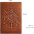 Vintage PU Leather 3D Relief Nautical Notebook - 160 Pages A5 8.3x5.6 inches - Diary and Writing Journal,for Women Men (Brown)...