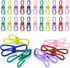 30pcs Chip Clips, 2.2 inch Bag Clips, Small Metal Clothes Pins, Colored...
