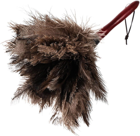 Ostrich Feather Duster (Set of 2), 14-Inch, Indulge in Effortless Elegance with Premium Reusable Design for Thorough, Eco-Friendly Cleaning at Hom...