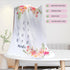 Baby Monthly Milestone Blanket for Boy Girl Soft Floral Memory Blanket Newborn Growth Chart Milestone Blanket Cute Photo Background Blanket with W...