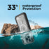 MOTIVE Waterproof Case for iPhone 15 Pro Max, Built-in Screen Protector, Compatible with MagSafe, Dustproof, Shockproof, Complete 360° Water Resis...