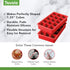 Tovolo Perfect Cube Ice Tray Set of 2 (Candy Apple) - Reusable Silicone Molds for Whiskey, Cocktails, Coffee, Bartender Accessories, & Smoothies /...