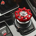 Car Rotary Knob Decor Metal Handwheel Automotive Accessories Interior for Center Console Multimedia Control Knob Gear Shift Knob Cover Air Conditi...