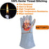 Welding Gloves 16 Inches, 932? Heat Fire Resistant Leather Welding Gloves for Tig/Mig/Stick, Mitts for BBQ/Oven/Grill/Fireplace/Furnace/Stove/Anim...