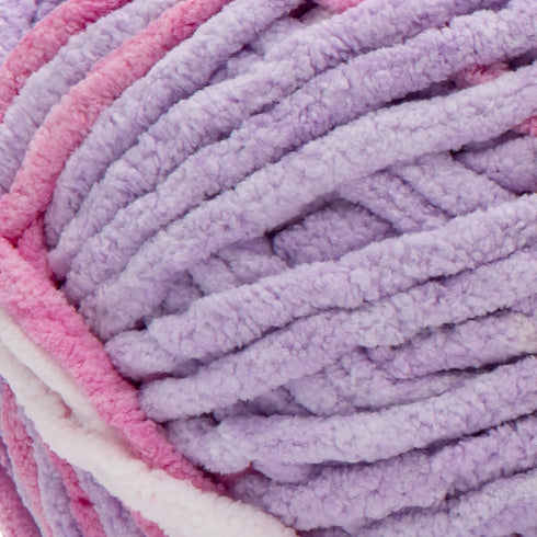 Bernat BABY BLANKET BB Pretty Girl Yarn - 1 Pack of 10.5oz/300g - Polyester - #6 Super Bulky - 220 Yards - Knitting/Crochet...