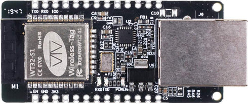 JacobsParts WT32-ETH01 ESP32 Module Ethernet WiFi Bluetooth Development Board 100Mbps RJ45...