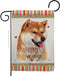 Breeze Decor Sesame Shiba Inu Happiness Garden Flag Dog Puppy Spoiled Paw Canine Fur Pet Nature Farm Animal Creature House Decoration Banner Small...