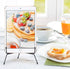 Mocoosy 4 Pack 8 Inch Improved Anti-Slip Plate Stands for Display, Plate Holder Display Stand, Picture Frame Holder Stand, Black Iron Easel Stands...