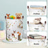 Clastyle 45L Woodland Animals Laundry Basket Collapsible Waterproof Forest Fox Storage Basket with Handle Kids Room Jungle Deer Laundry Hamper wit...