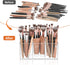 HIIMIEI Clear Makeup Brush Holder Organizer Acrylic 6-Slots Cosmetic Brushes Storage Organizer for Vanity Countertop...