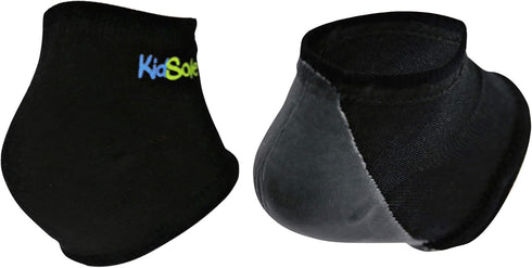 KidSole Gel Heel Strap for Kids with Heel Sensitivity from Severs Disease, Plantar Fasciitis. (Black) (Kids Sizes 1-6, Black)...