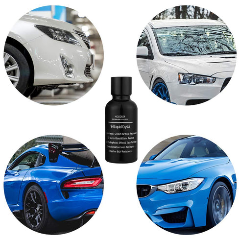 High Gloss 12H 3D Diamond Hardness Nano Super Ceramic Automotive Coating car kit,Hocossy Anti-Scratch Super Hydrophobic Liquid Pro Premium Ceramic...