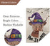 Louise Maelys Halloween Highland Cow Garden Flag 12x18 Double Sided, Burlap Small Welcome Boo Halloween Witch Hat House Flags Seasonal Holiday Out...