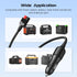 4.9FT Car Cigarette Lighter Plug to Anderson Extension Cable, Built-in Resettable Fuse, for Portable Power Station Solar Generator with Anderson C...