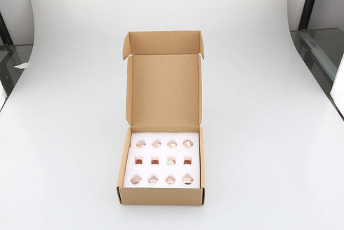 4Pcs Speaker Spikes Stands HiFi Speaker Isolation Stand Cone Shockproof Base Pad Speaker Feet with Non-Slip Rubber Rings for Audio,Speakers,Subwoo...