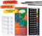 Acrylic Paint Set,Canvas Painting Kit with 12 Colors Artist Quality, 3 Art Brushes & 1 Palette for Adults Beginners,Craft Paint Tubes for Canvas W...
