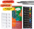 Acrylic Paint Set,Canvas Painting Kit with 12 Colors Artist Quality, 3 Art Brushes & 1 Palette for Adults Beginners,Craft Paint Tubes for Canvas W...