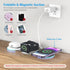 Criacr 3 in 1 Magnetic Wireless Charger for Travel, Foldable Wireless Charging Pad Compatible with iPhone 15/14/13/12, Apple Watch, AirPods Pro (A...