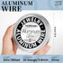 FANDAMEI Craft Wire 20 Gauge 98 Feet, Silver Wire for Jewelry Making, Aluminum Wire for Crafts, Sculpting, Beading. Metal Bendable Wire for Christ...