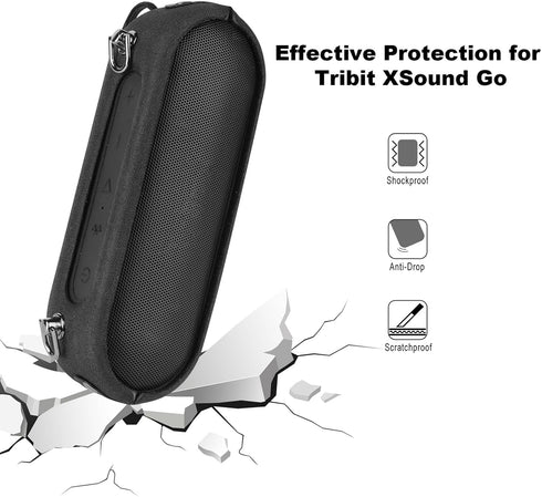 TXEsign Hard EVA Case Carrying Cover Compatible with Tribit Xsound Go Bluetooth Speaker, Protective Travel Carrying Case EVA Cover Portable Speake...