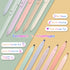 12 PCS Aesthetic Highlighters and Gel Pens, Cute School Supplies for College Study, Preppy Stuff, Office Desk Accessories for Journaling Planner N...